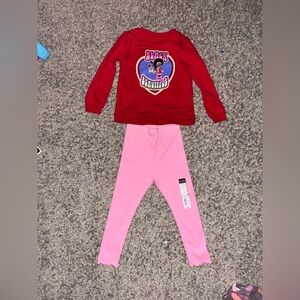 Cute 3T Red And Pink Set. ❤️💗
